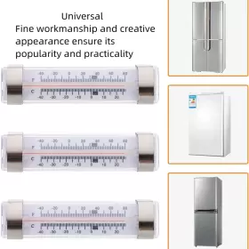 SEEZQ-MY12 12 PACK FRIDGE REFRIGERATOR FREEZER THERMOMETER #2