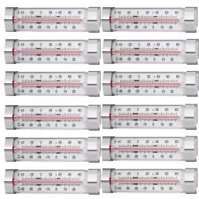 SEEZQ-MY12 12 PACK FRIDGE REFRIGERATOR FREEZER THERMOMETER