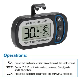 687117730787 ACEIRMC Refrigerator Fridge Thermometer Digital #3