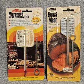 00770 ACURITE Rite Meat Thermometers Microwave Roasting Nos