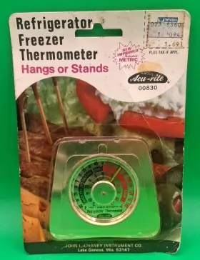 00830 ACURITE Deadstock Rite Refrigerator Freezer Thermometer