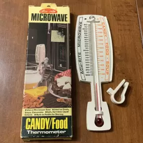 10772 ACURITE Rite Microwave Candy Food Thermometer Box Soup