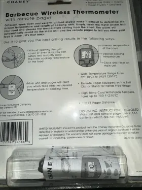 89-2W040-500 ACURITE Chaney Barbecue Bbq Wireless Thermometer #2