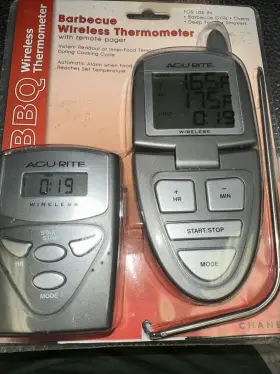 89-2W040-500 ACURITE Chaney Barbecue Bbq Wireless Thermometer