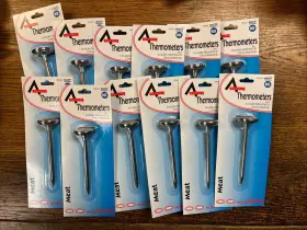 646563547226 ADCRAFT Steel Meat Thermometer Poultry Lamb Pork