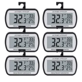 WDJ25 AEVETE Refrigerator Thermometer Digital Fridge Freezer