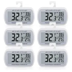 WDJ26 AEVETE Pack Waterproof Digital Refrigerator Thermometer