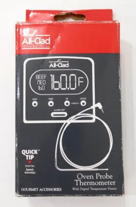 011644007959 ALL-CLAD Oven Probe Thermometer Digital Presets
