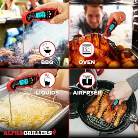 313057526547 ALPHA GRILLERS Meat Thermometer Grill Cooking #3