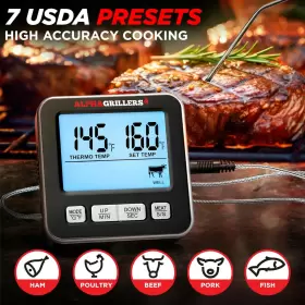UM3058 ALPHA GRILLERS Food Meat Thermometer Oven Temperature #3