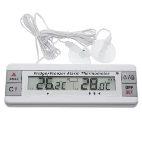 779880241079 AMTAST Refrigerator Freezer Alarm Thermometer