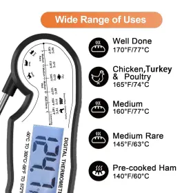 445015256272 ANDAXIN Digital Meat Thermometer Grilling #3