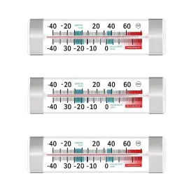 3PACKA ANDELOV Refrigerator Freezer Thermometer Pack Dial Wi