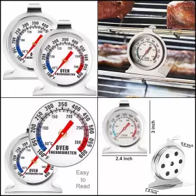 608119056217 ANVIN Oven Thermometer Dial Grill Monitoring