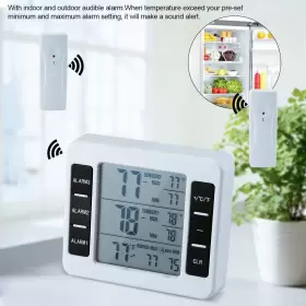 741870526756 ARAMOX Freezer Thermometer Alarm Digital Sen #2