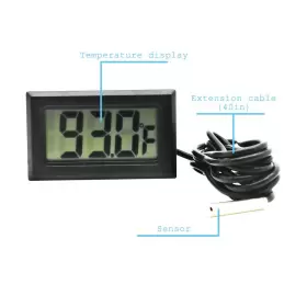 445040163156 ARDEST Digital Refrigerator Thermometer Lcd Oven #3