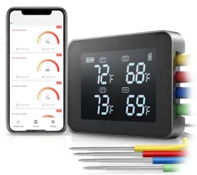 5436 ARSPIC Bluetooth Probe Meat Thermometer Wireless Roast #2