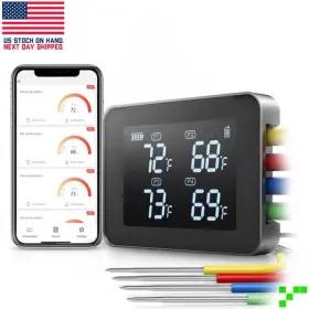 5436 ARSPIC Bluetooth Probe Meat Thermometer Wireless Roast