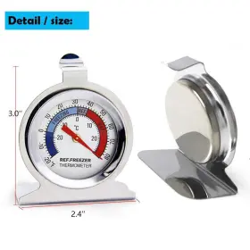 793610707956 AULUFFT Refrigerator Freezer Dial Thermometer #2