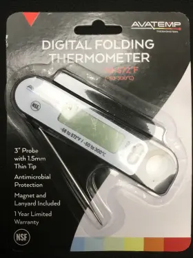 914FT450A AVATEMP Digital Folding Thermometer Lcd Display Tip
