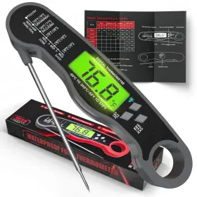 313055835801 AWLKIM Digital Meat Thermometer Food Waterproof