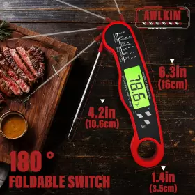 744110500318 AWLKIM Meat Thermometer Digital Food Cooking #3