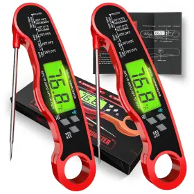 MT-09 AWLKIM Pack Meat Thermometer Backlight Waterproof Fo