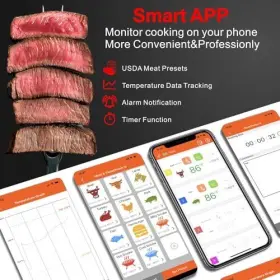 IP-61 BABIK Digital Wireless Meat Thermometer Probes #3