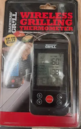 030698058977 BACKYARD GRILL Wireless Thermometer
