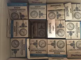 800-770 BAYOU CLASSIC Steel Brew Thermometer Bulkhead Mount #2