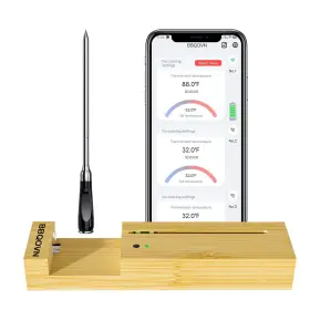 768771937351 BBQOVN Smart Wireless Meat Thermometer Ultra