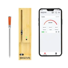 768771938389 BBQOVN Smart Wireless Meat Thermometer Wire