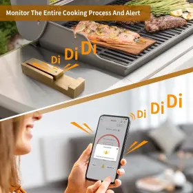 BBQ-03 BBQOVN Smart Wireless Meat Thermometer Bluetooth Oven #2