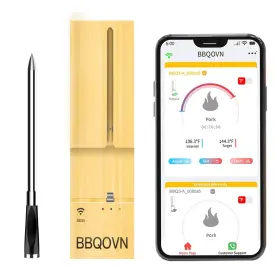 BBQ5 BBQOVN Wifi Bluetooth Wireless Meat Thermometer Check