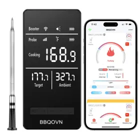 BBQ7 BBQOVN Wifi Wireless Meat Thermometer Unlimited Check