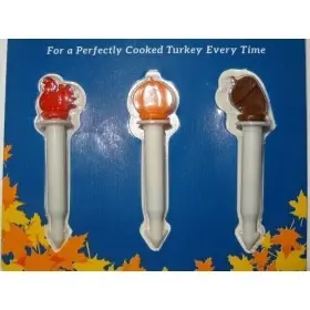 042887444829 GOURMET Club Pop Up Turkey Timer Pumpkin Acorn #2