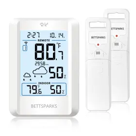 BR-Z3-001 BETTSPARKS Thermometer Wireless Battery Weather