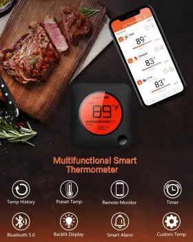 011603945072 BFOUR Bluetooth Meat Thermometer Wireless Grill #3