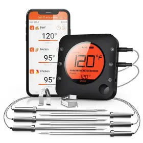 011603945072 BFOUR Bluetooth Meat Thermometer Wireless Grill