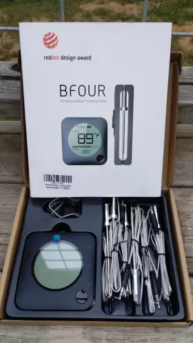 313057384338 BFOUR Wireless Digital Meat Thermometer Bbq Oven