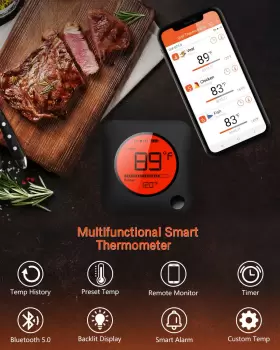 689852115560 BFOUR Bluetooth Meat Thermometer Wireless Grill #3