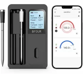 BF-40 BFOUR Meat Wireless Bluetooth Steel Digital Thermometer #2