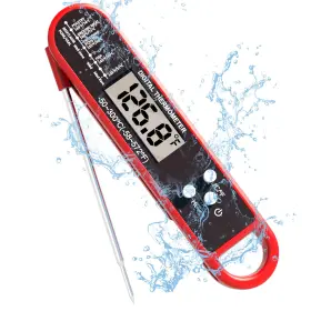 799132456471 BHY Meat Thermometer Digital Waterproof Food Fo