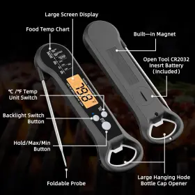 768561537877 BILITASE Meat Thermometer Grill Bbq #2