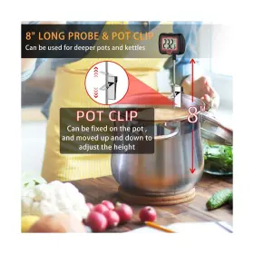TL501 BOMATA Probe Candy Thermometer Pot Clip Rotating High #2