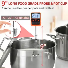 TL601 BOMATA Probe Waterproof Programmable Candy Thermometer #2