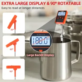 TL601 BOMATA Probe Waterproof Programmable Candy Thermometer #3