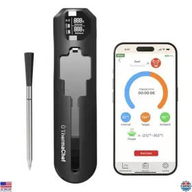 B0F11GVM1S SMART Thermachef Wireless Meat Thermometer Digital