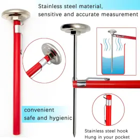 313036250296 STEEL Pocket Probe Thermometer Gauge Food Meat #3
