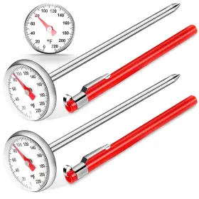 313036250296 STEEL Pocket Probe Thermometer Gauge Food Meat